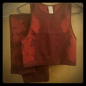 Fabletics Kelly Rowland Bra & Leggings Set NWOT